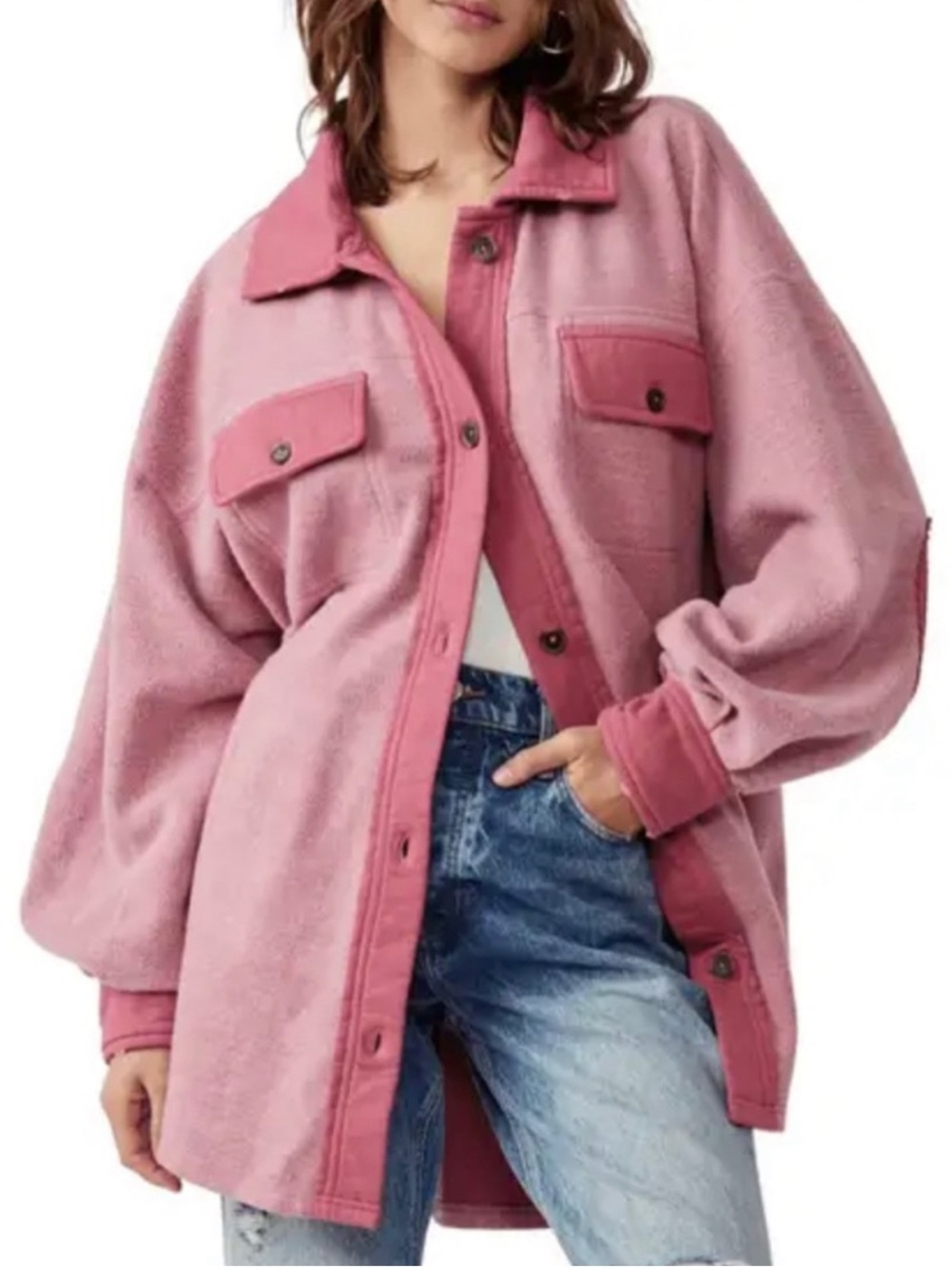 Free People Ruby Jacket pink